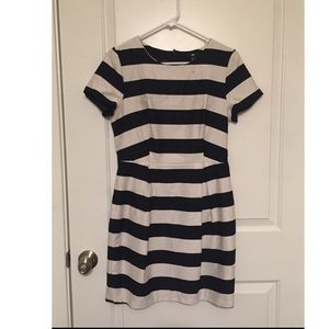 H&M black and white dress